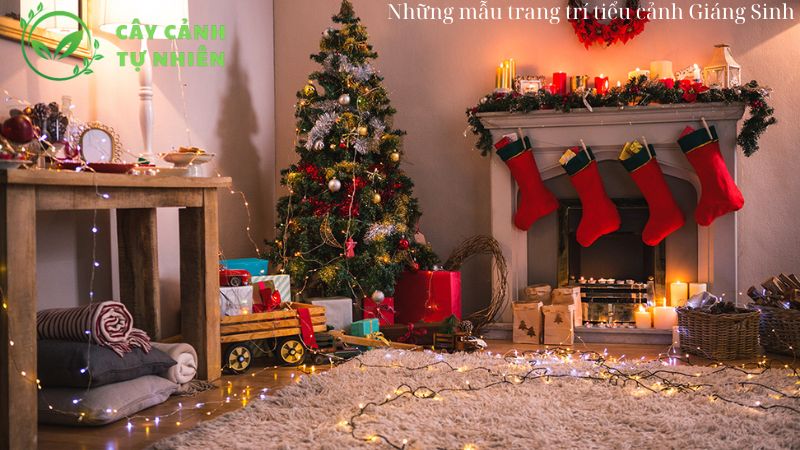 Những mẫu trang trí tiểu cảnh Giáng Sinh